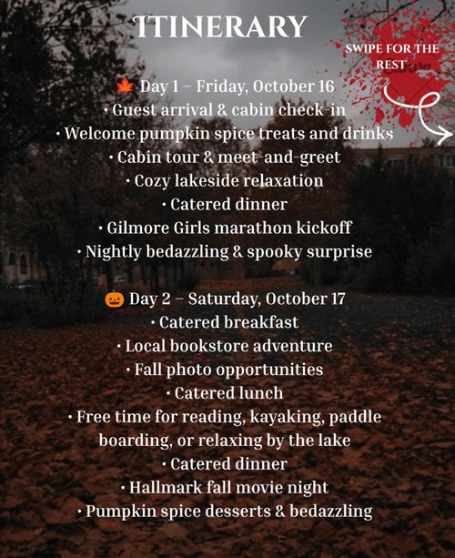 A Halloween Fall Bookish retreat