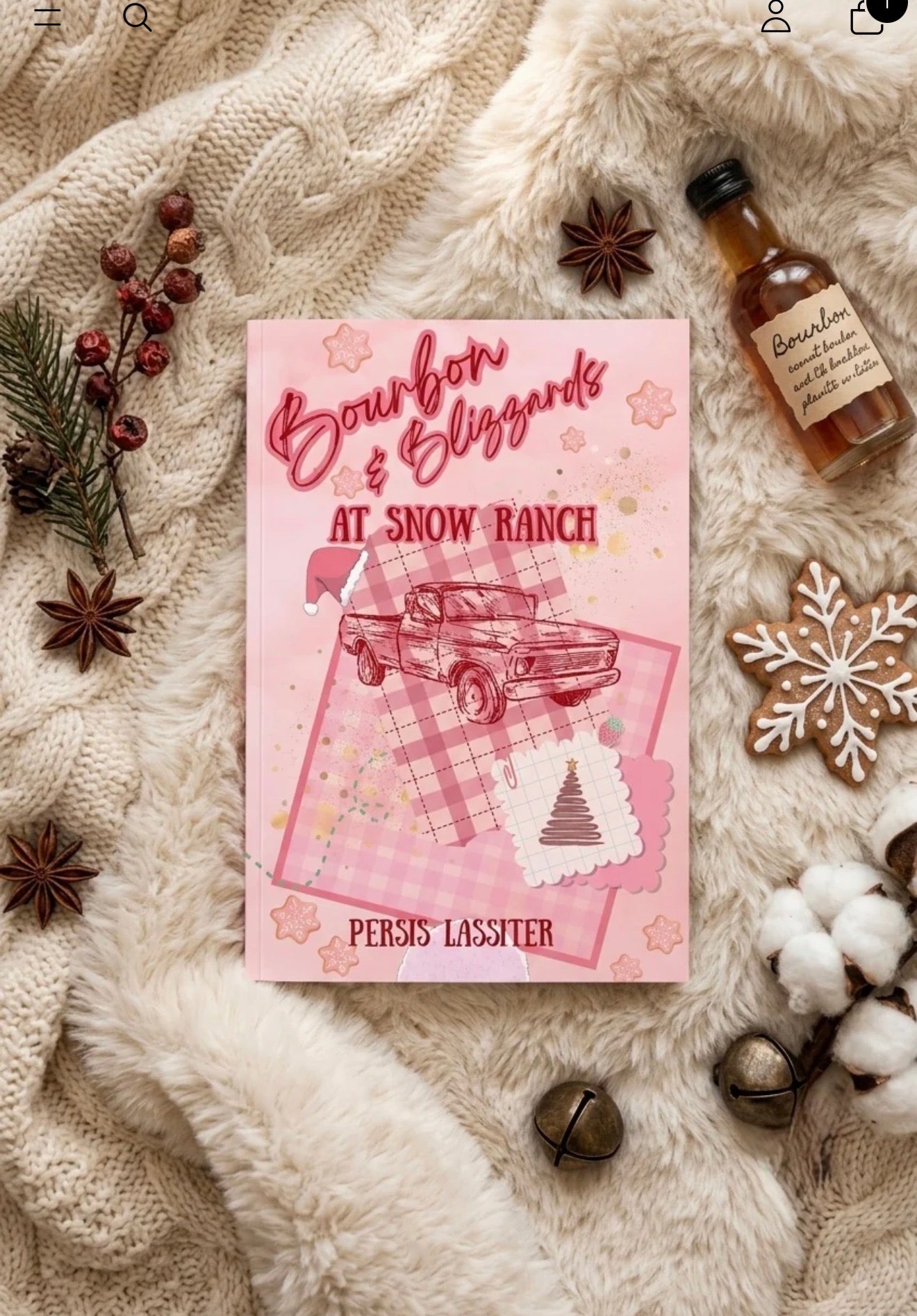 Bourbon and Blizzards At Snow Ranch  signed book box