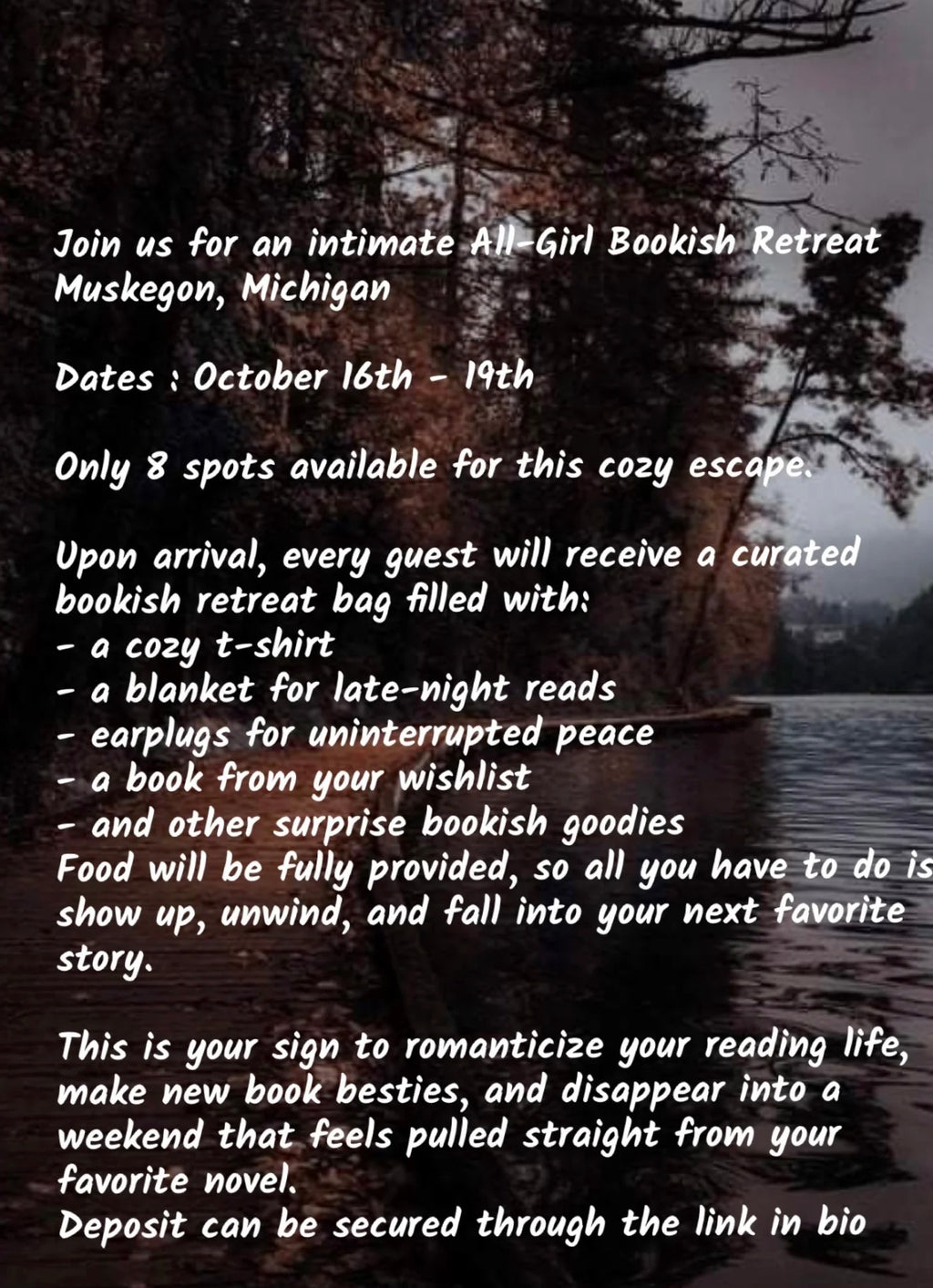 A Halloween Fall Bookish retreat
