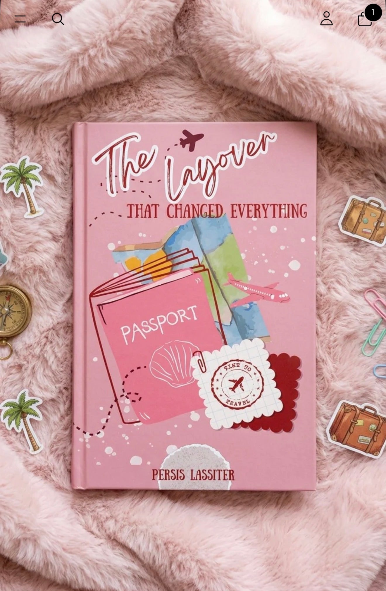 The Layover That Changed Everything signed book box
